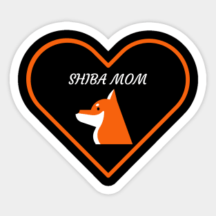 Shiba Inu Mom Sticker